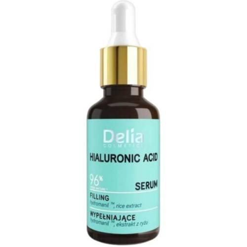 Ser cu Acid hialuronic pentru fata - gat si decolteu Delia Cosmetics - 30ml