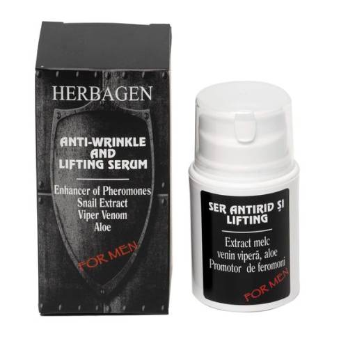 Ser Antirid si Lifting pentru Barbati Herbagen - 50 g