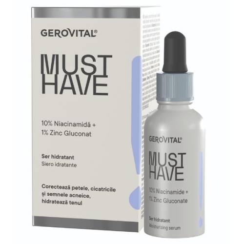 Ser Hidratant 10% Niacinamida Gerovital Must Have - 30ml