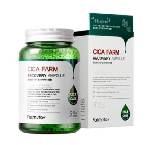 Ser Reparator Hidratant & Calmant Farmstay Cica Farm Recovery Ampoule - 250 ml