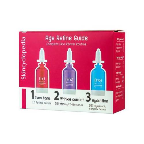 Set de Serumuri pentru Ingrijirea Tenului Skincyclopedia Age Refine Guide Camco - Retinol - Matrixyl 3000 - Hyaluronic Acid