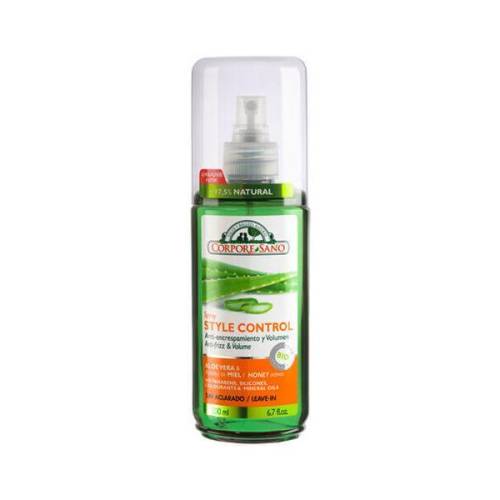 Spray pentru par pentru volum si forma cu extract de Aloe Vera BIO - Corpore Sano Style Control Spray - 200 ml