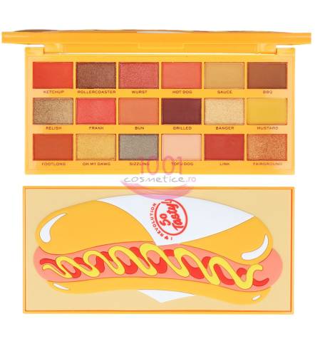 Makeup revolution i love revolution paleta hot dog 18 farduri