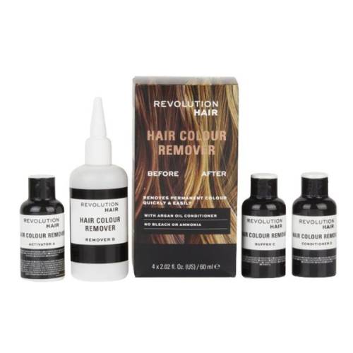 Kit pentru Decolorarea Parului - Revolution Haircare Hair Colour Remover - 4 x 60 ml