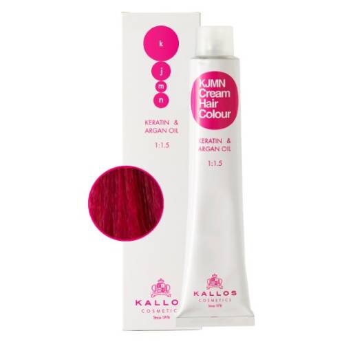 Vopsea Permanenta Mixton - Pink - Kallos KJMN Cream Hair Colour nuanta 065 Pink 100ml