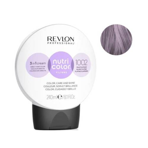 Nuantator de culoare - Revlon Professional Nutri Color Filters nuanta 1002 Pale Platinum - 240 ml