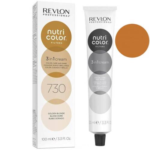 Nuantator de culoare - Revlon Professional Nutri Color Filters nuanta 730 Blond Auriu - 100 ml