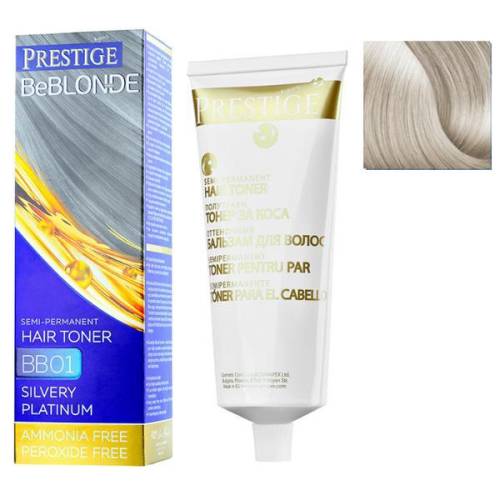 Vopsea de Par Semi-Permanenta Rosa Impex Prestige VIP's BeBlonde Hair Toner - nuanta BB04 Pearl - 100ml