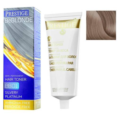 Vopsea de Par Semi-Permanenta Rosa Impex Prestige VIP&#039;s BeBlonde Hair Toner - nuanta BB06 Caffe Latte - 100ml