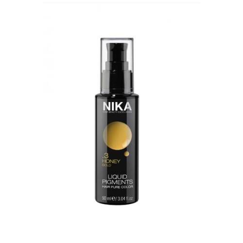 Nika Pigment lichid pentru colorarea directa a parului 3 Honey Gold 90ml