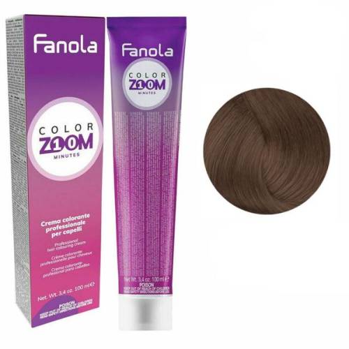 Vopsea Crema Permanenta - Fanola Color Zoom 10 Minutes - nuanta 63 Dark Golden Blonde - 100 ml