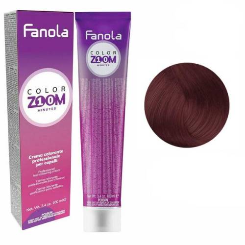 Vopsea Crema Permanenta - Fanola Color Zoom 10 Minutes - nuanta 66 Dark Red Blonde - 100 ml