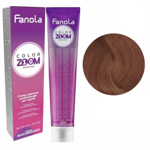 Vopsea Crema Permanenta - Fanola Color Zoom 10 Minutes - nuanta 74 Copper Blonde - 100 ml