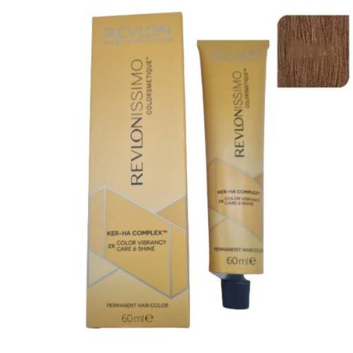 Vopsea Permanenta - Revlon Professional Revlonissimo Colorsmetique Ker-Ha Complex Permanent Hair Color - nuanta 634 dark golden copper blonde - 60ml