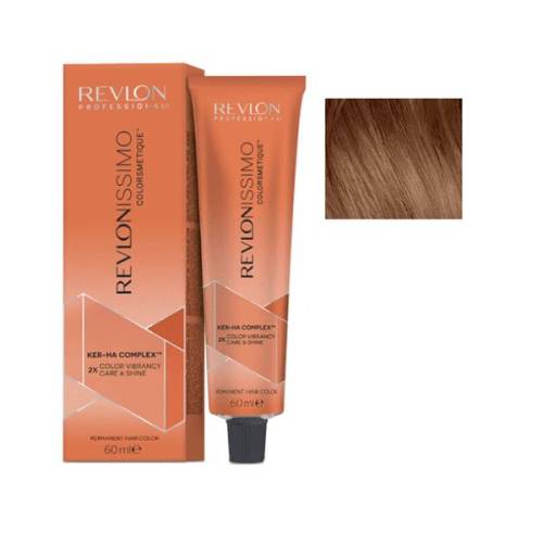 Vopsea Permanenta - Revlon Professional Revlonissimo Colorsmetique Ker-Ha Complex Permanent Hair Color - nuanta 64 Dark Copper Blonde - 60 ml
