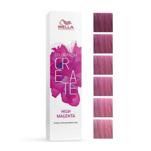 Wella Professionals Vopsea de par semipermanenta pentru colorare directa High Magenta Color Fresh Create 60ml